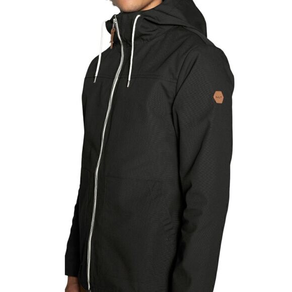 RVLT Revolution Men's Black Hooded Summer Jacket Size S - Picture 5 of 15